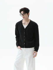【26s Jan.】Old-Money V-Neck Soft Knit Cardigan