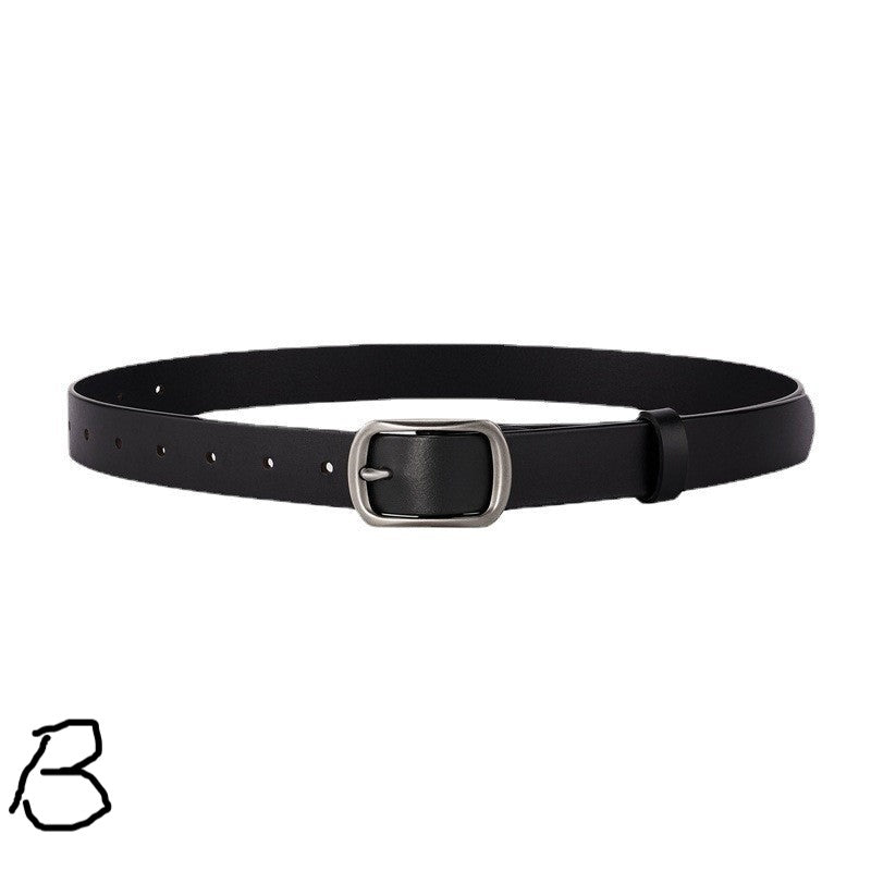 Niche Metal Buckle Belt ArtsKoreanMan