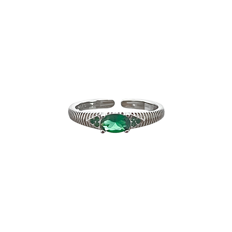 Oasis Series Gemstone Adjustable Ring ArtsKoreanMan
