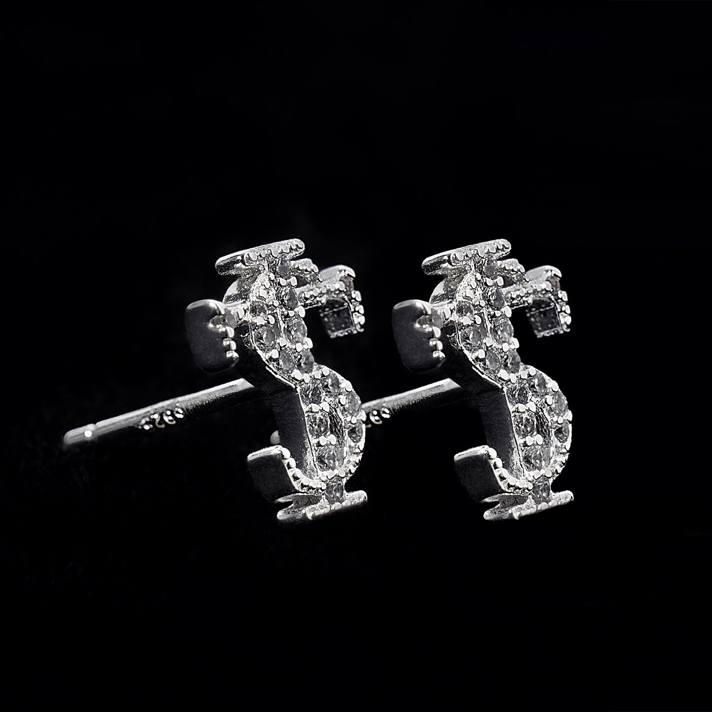 Full Diamond Retro High Street Trend Earrings