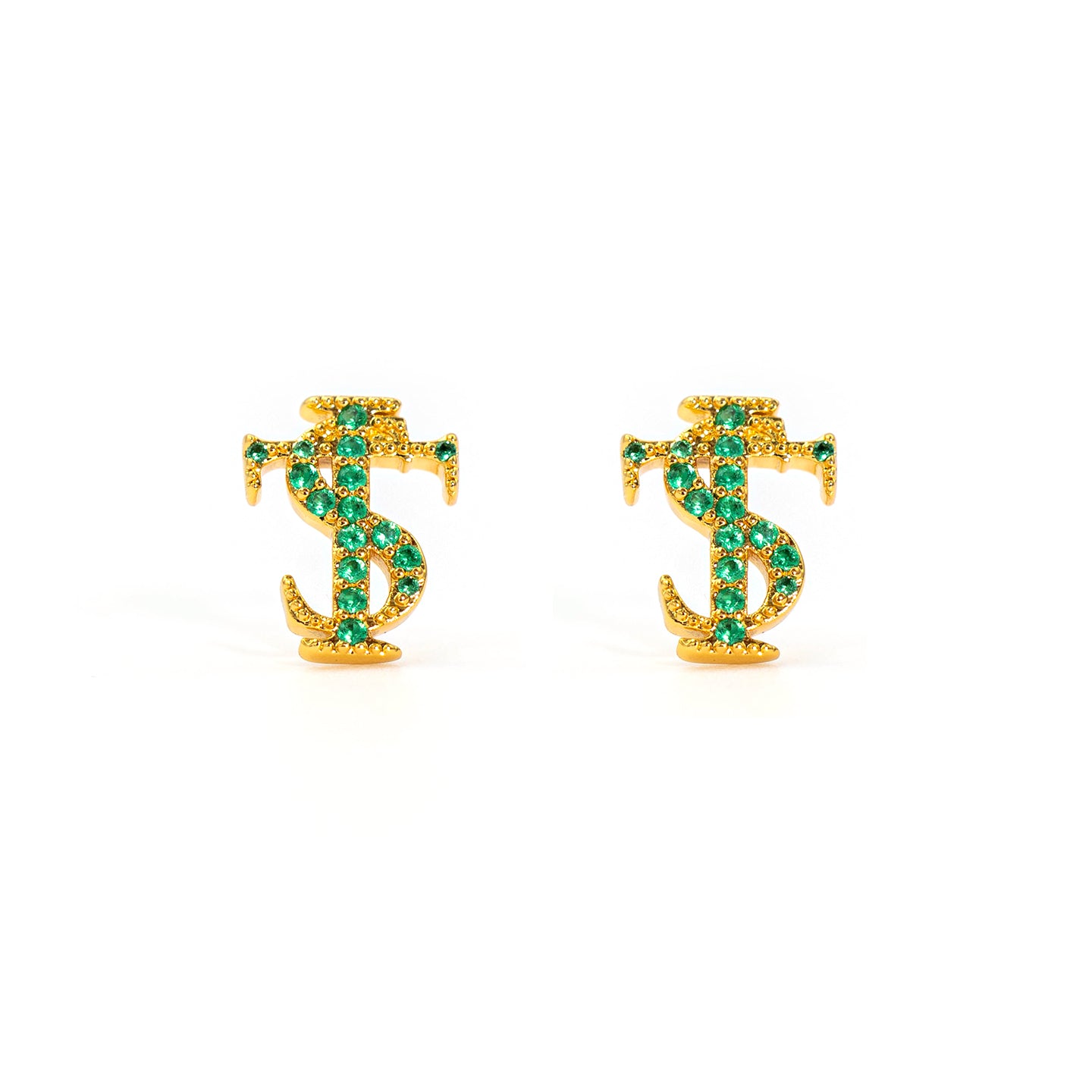 Full Diamond Retro High Street Trend Earrings