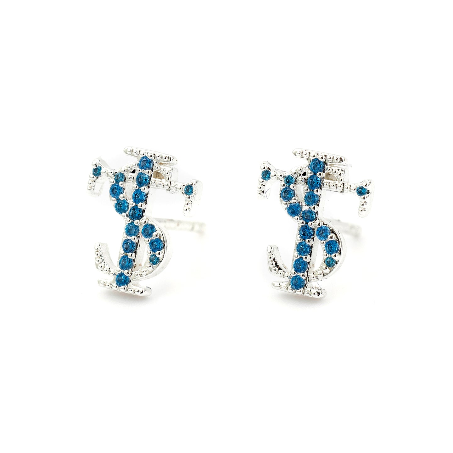 Full Diamond Retro High Street Trend Earrings