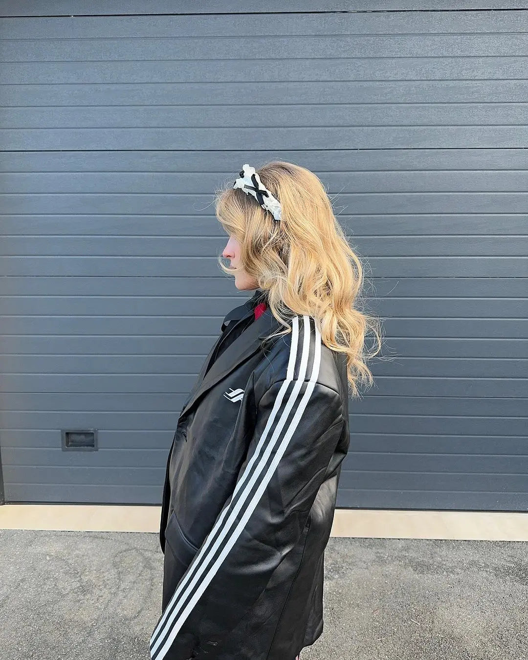 【23s August.】Oversized Black Leather Blazer ArtsKoreanMan