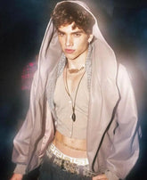 【23s September.】Niche Design Zip Hooded Leather Jacket ArtsKoreanMan