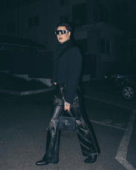 【23s November.】Distressed Faded Leather Trousers ArtsKoreanMan