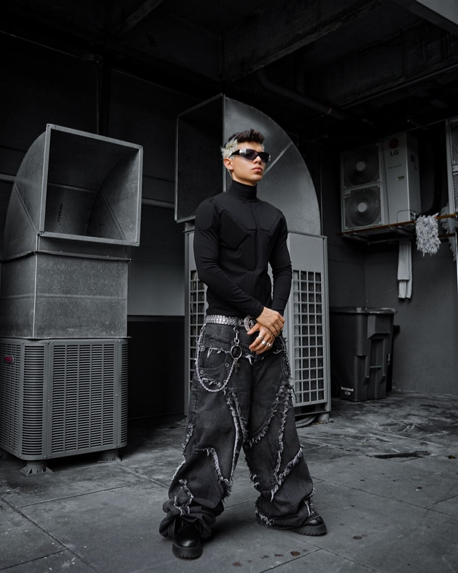 【24s Sep.】Armor Design High-neck Long-sleeved Bottoming Shirt