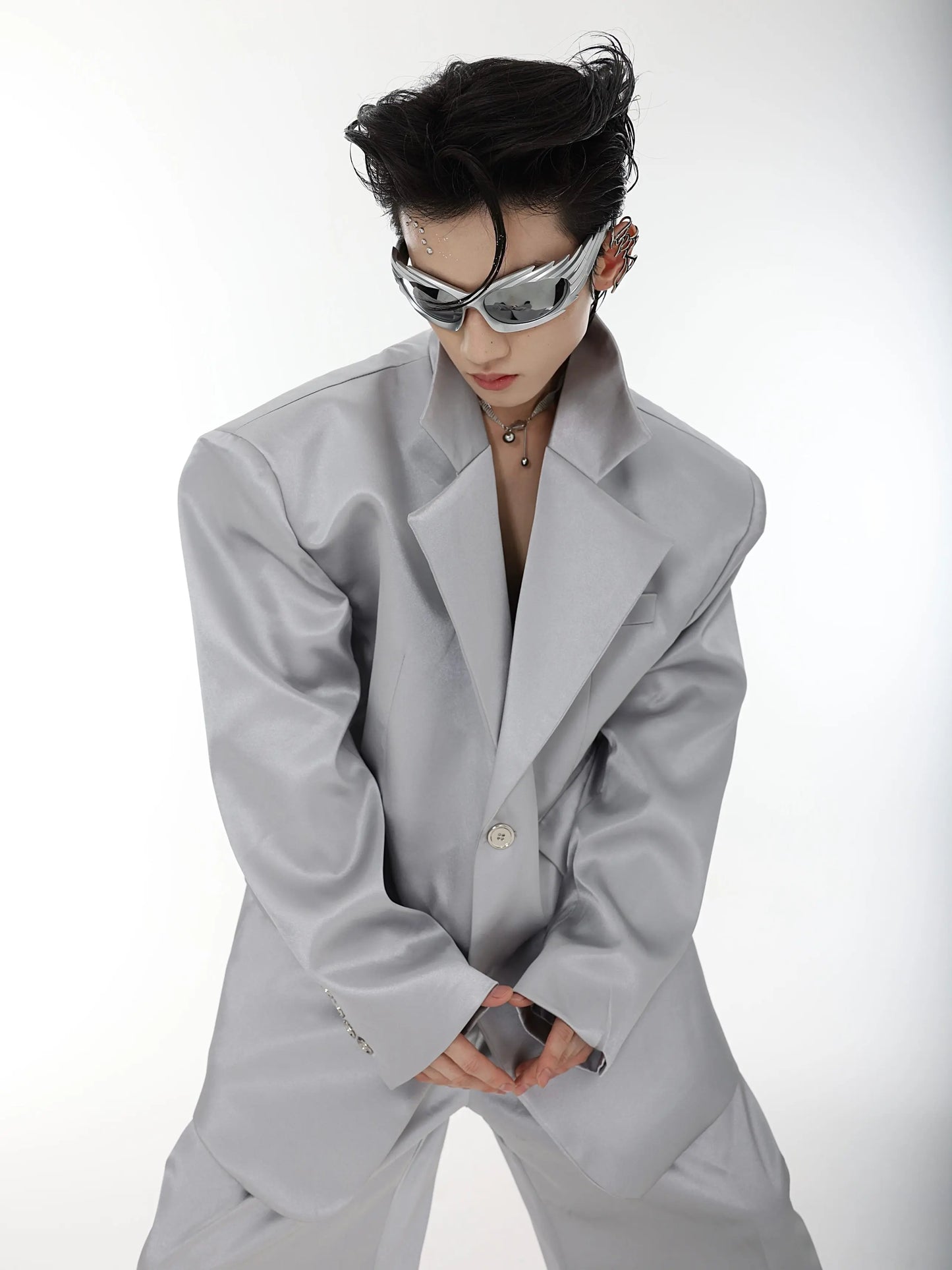 【23s August.】Simple Shoulder Pad Suit ArtsKoreanMan