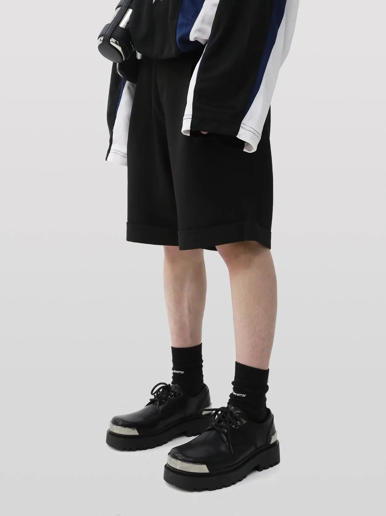 【New】Round and Big Toe Platform Leather Shoes ArtsKoreanMan