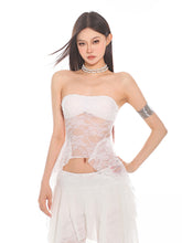 【24s June.】Lace Ribbon Bandeau Vest ArtsKoreanMan