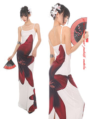 【24s June.】Island Resort Style Floral Print Dress ArtsKoreanMan