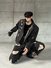 【24s Nov.】Washed Distressed Denim Jacket ArtsKoreanMan