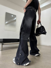 【24s Aug.】High Street Vibe Retro Ripped Oversize Jeans ArtsKoreanMan
