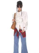 【24s Oct.】Hot Girl Metal Button Satin Shirt ArtsKoreanMan