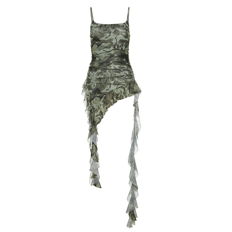 【24s May.】Retro Tie-dye Printed Irregular Vest ArtsKoreanMan