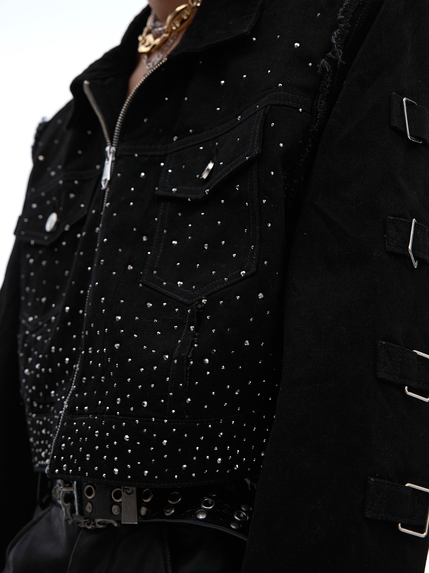 【24s Aug.】Flash Diamond Gradient Pioneer Gorgeous Short Jacket ArtsKoreanMan