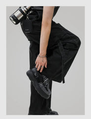 Trendy Platform Casual Leather Shoes ArtsKoreanMan