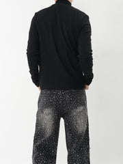 【24s Nov.】Metallic Pearl Embellished Bottoming Shirt ArtsKoreanMan