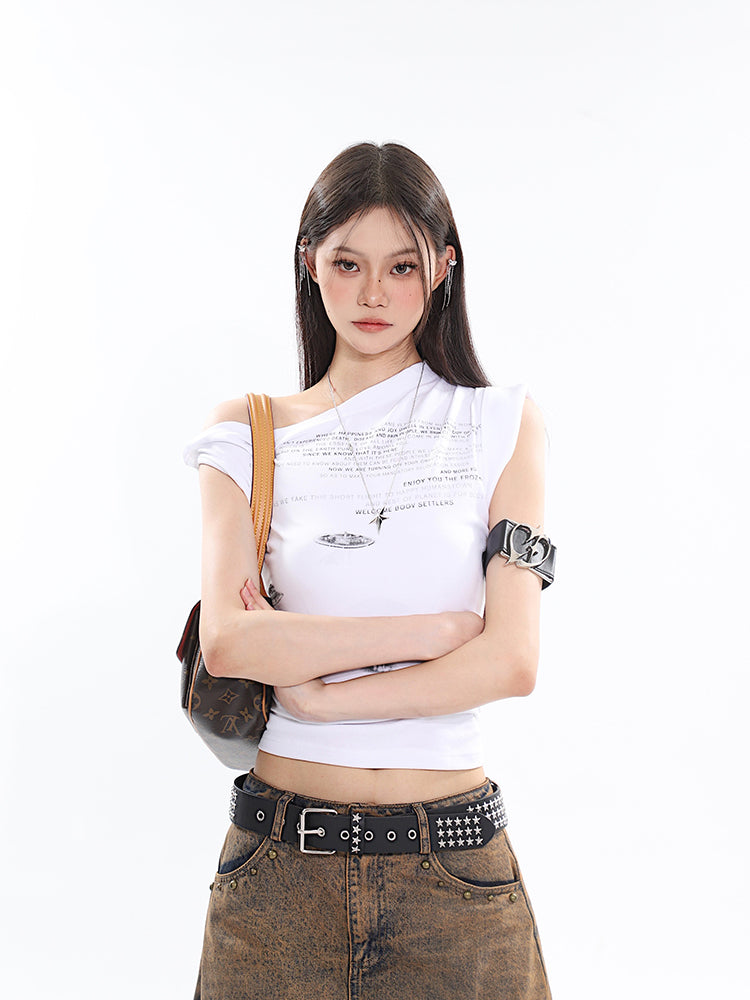 【24s June.】Fashion Simple Irregular T-shirt ArtsKoreanMan