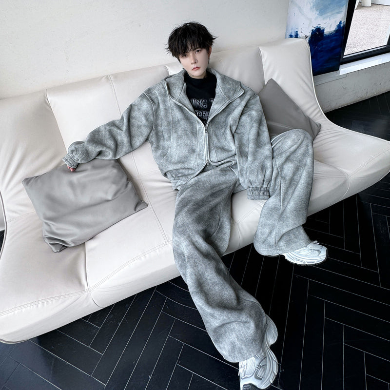 【24s Nov.】Printed Hoodie and Pants Set ArtsKoreanMan