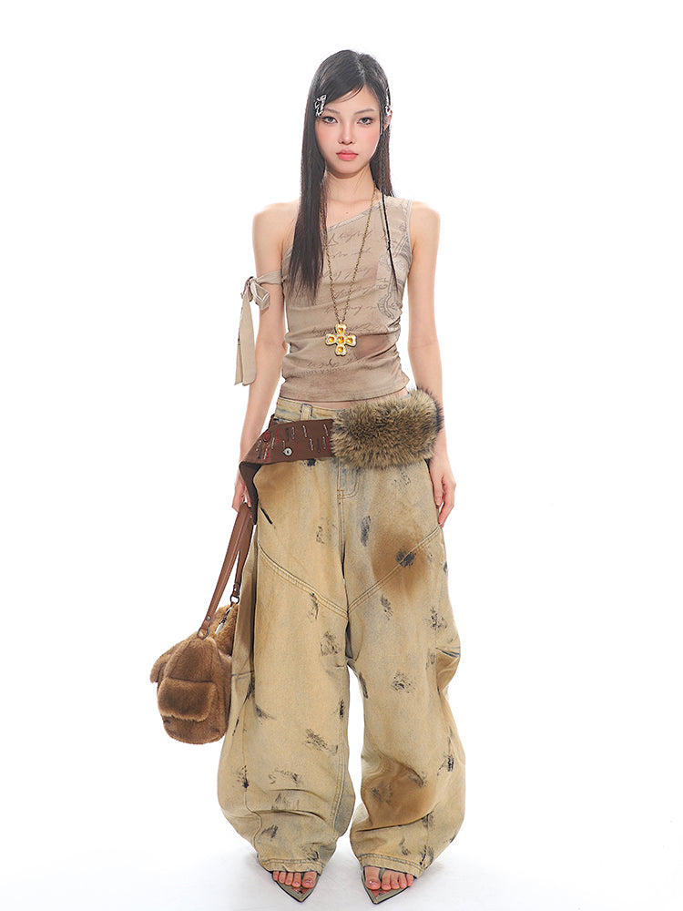 【25s Apr.】Washed Distressed Vintage Jeans