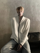 【24s Nov.】Dual-Zip Colorblock Knit Cardigan ArtsKoreanMan