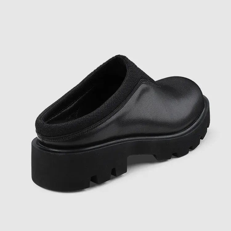 【New】Black Half Platform Shoes ArtsKoreanMan
