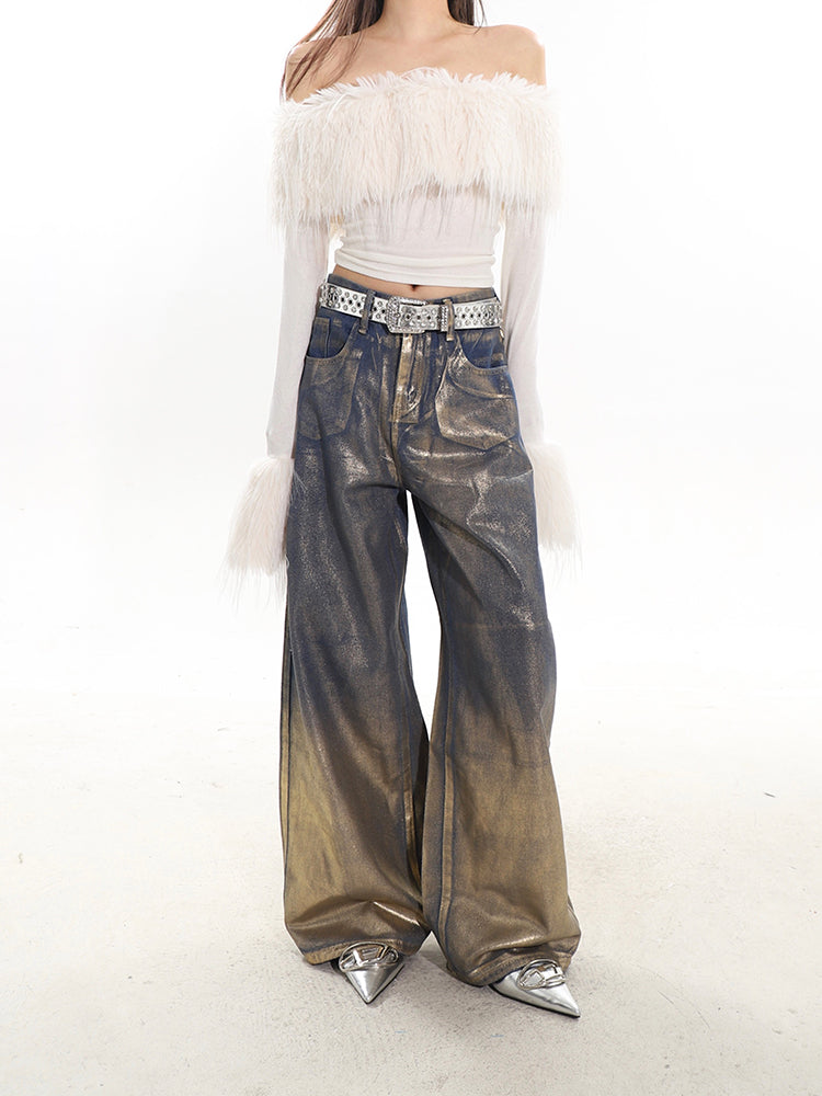 【24s February.】Bronzed Premium Baggy Jeans ArtsKoreanMan
