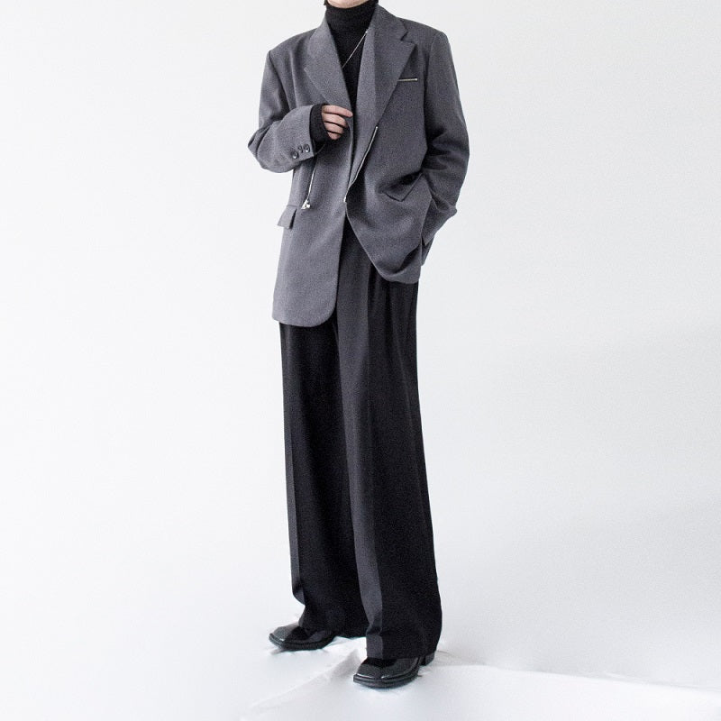 【25s Feb.】Korean Style Casual Trendy Zipper Suit Jacket