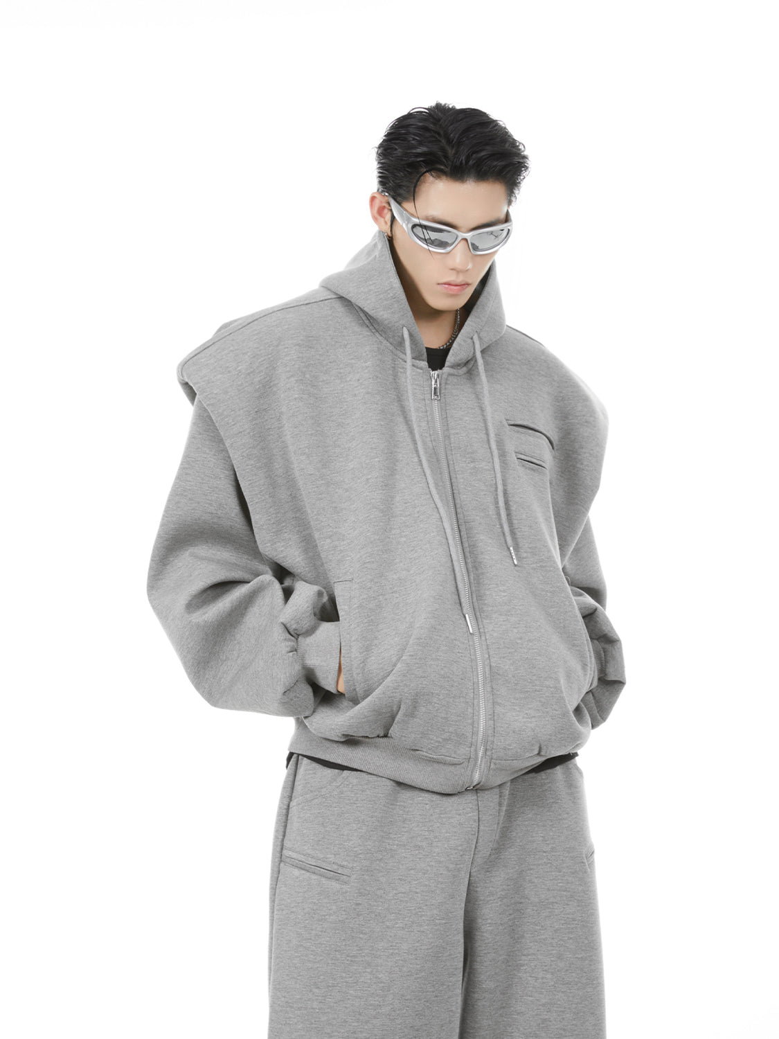 【24s Oct.】Hooded Jacket and Pants Set ArtsKoreanMan