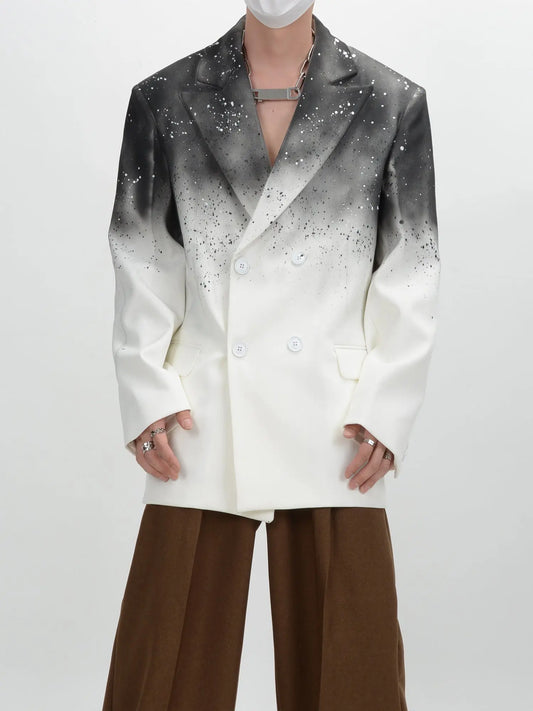 【23s September.】Gradient Design Blazer ArtsKoreanMan