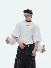 【24s Oct.】Double-layered Round-neck Simple Sweatshirt ArtsKoreanMan