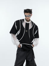 【24s Sep.】Fake Two-piece Crew Neck Sweatshirt ArtsKoreanMan