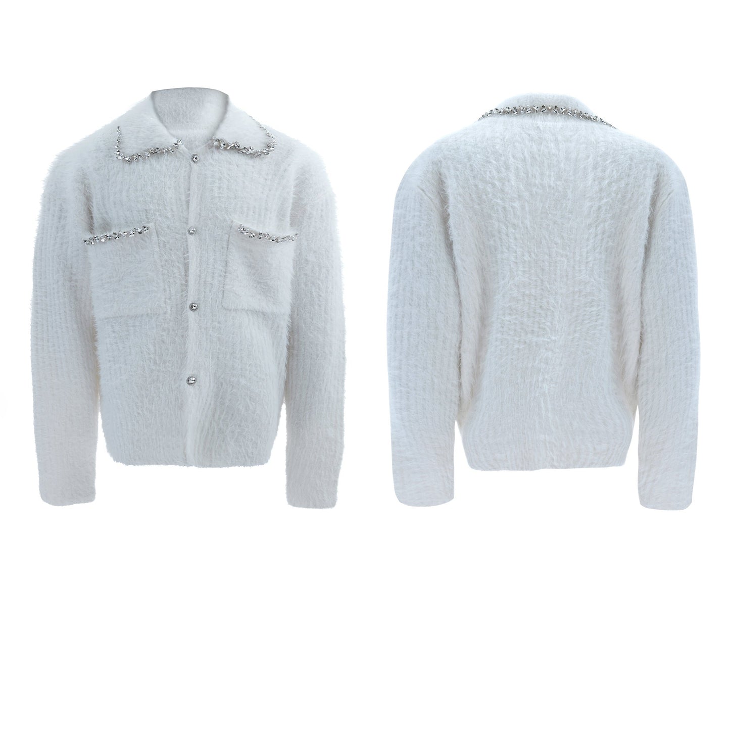 【24s Dec.】Diamond-studded Luxury Cardigan ArtsKoreanMan