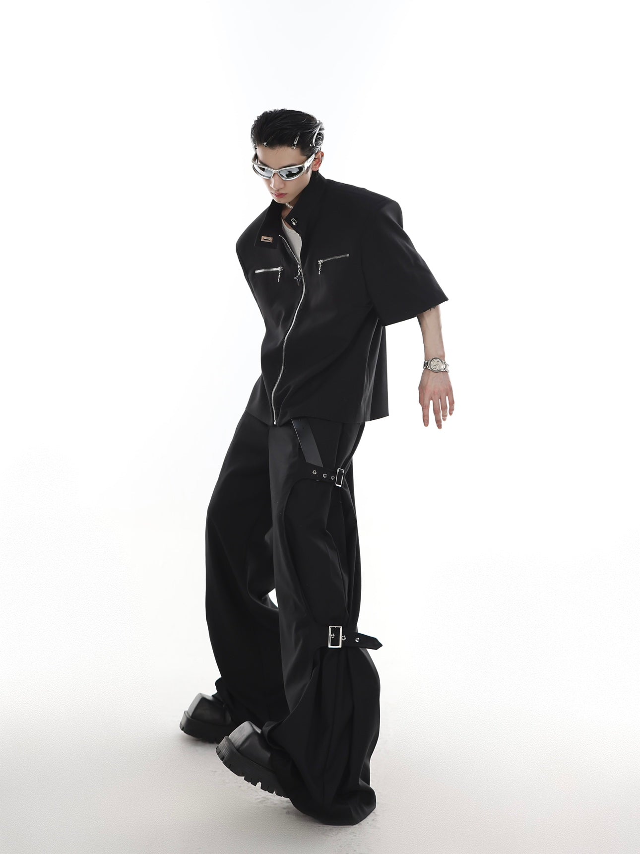 【24s April.】Adjustable Flared Trousers ArtsKoreanMan