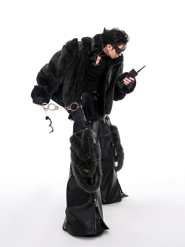 【24s Dec.】Short Faux Fur Jacket ArtsKoreanMan