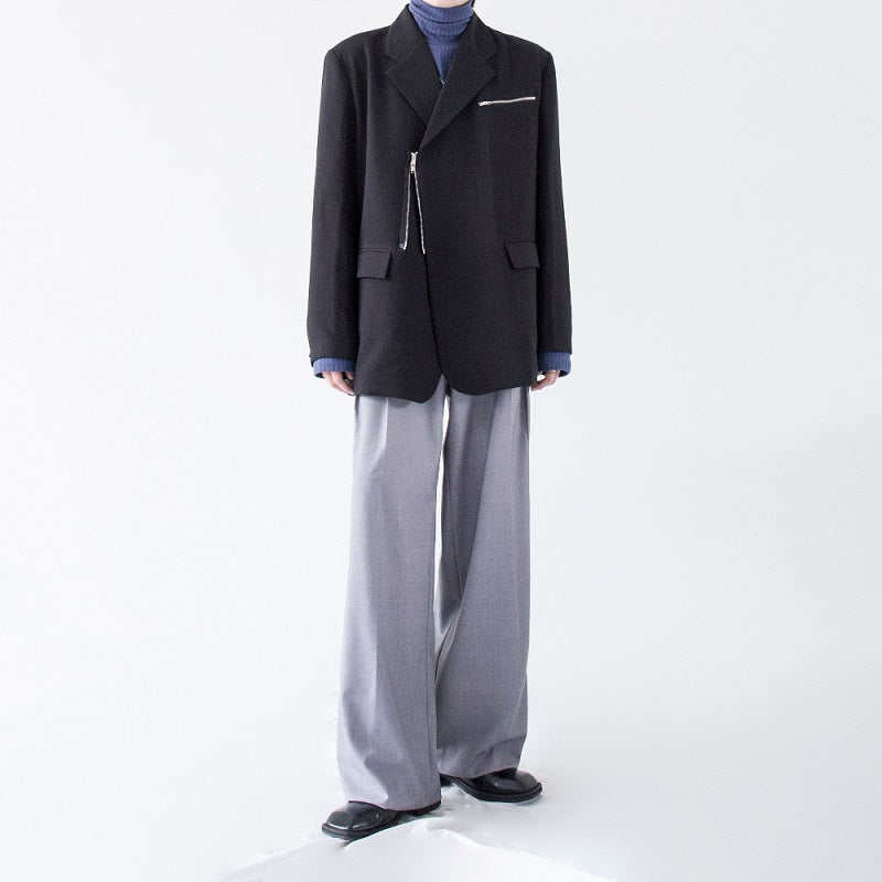 【25s Feb.】Korean Style Casual Trendy Zipper Suit Jacket