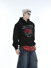 【24s Nov.】Embroidered Letter Design Hoodie ArtsKoreanMan