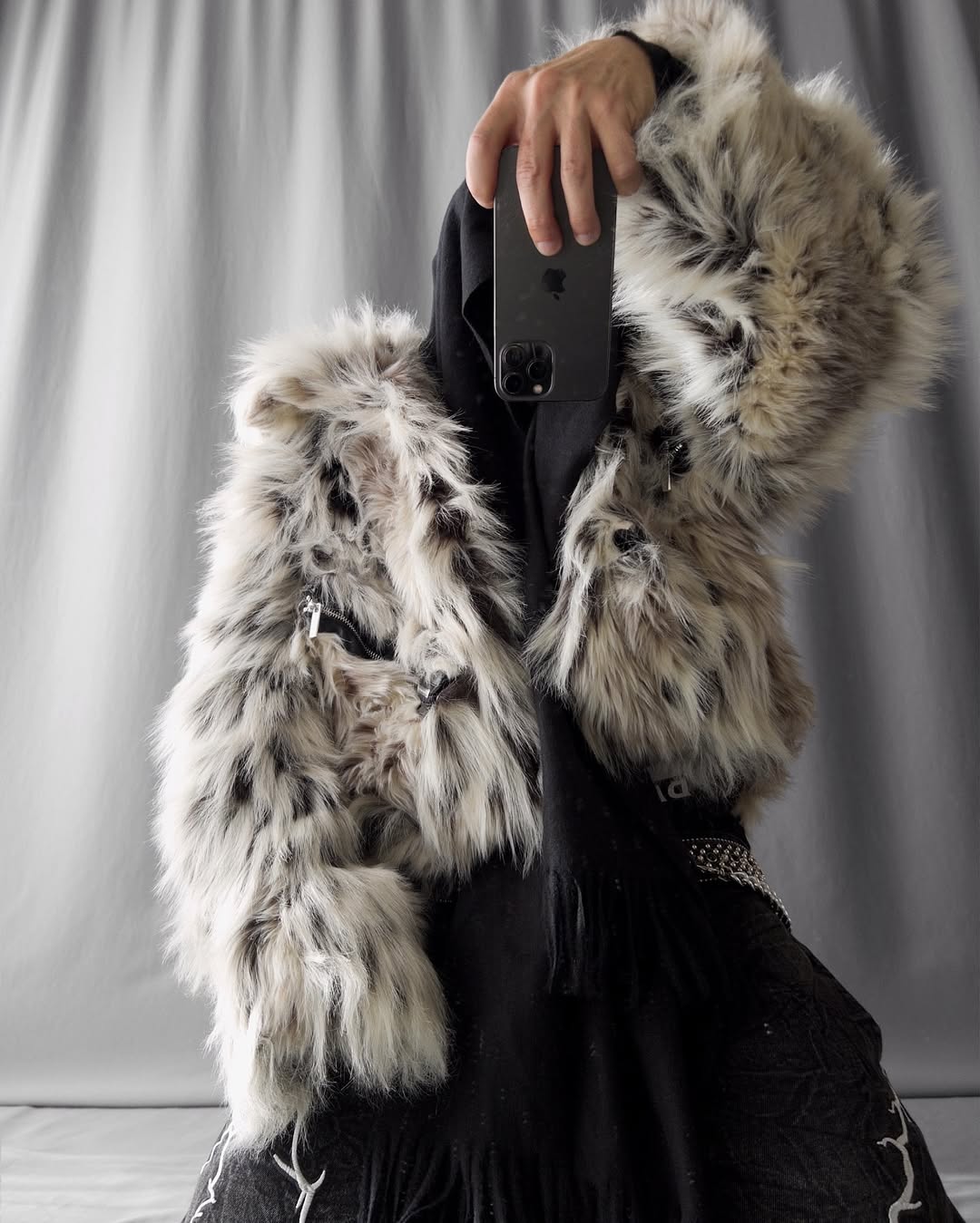 Leopard Plush Faux Fur Jacket / Pants Artskoreanman