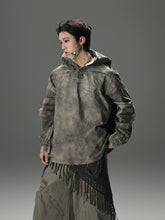 【25s Sep.】Vintage Tie-dye Embroidered Hoodie