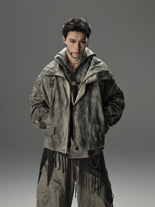 【25s Sep.】Wasteland Style Vintage Washed Denim Jacket