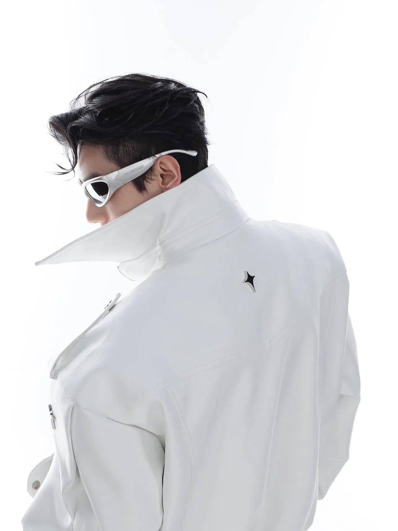 【23s Feb.】Button and Zip Leather Jacket ArtsKoreanMan