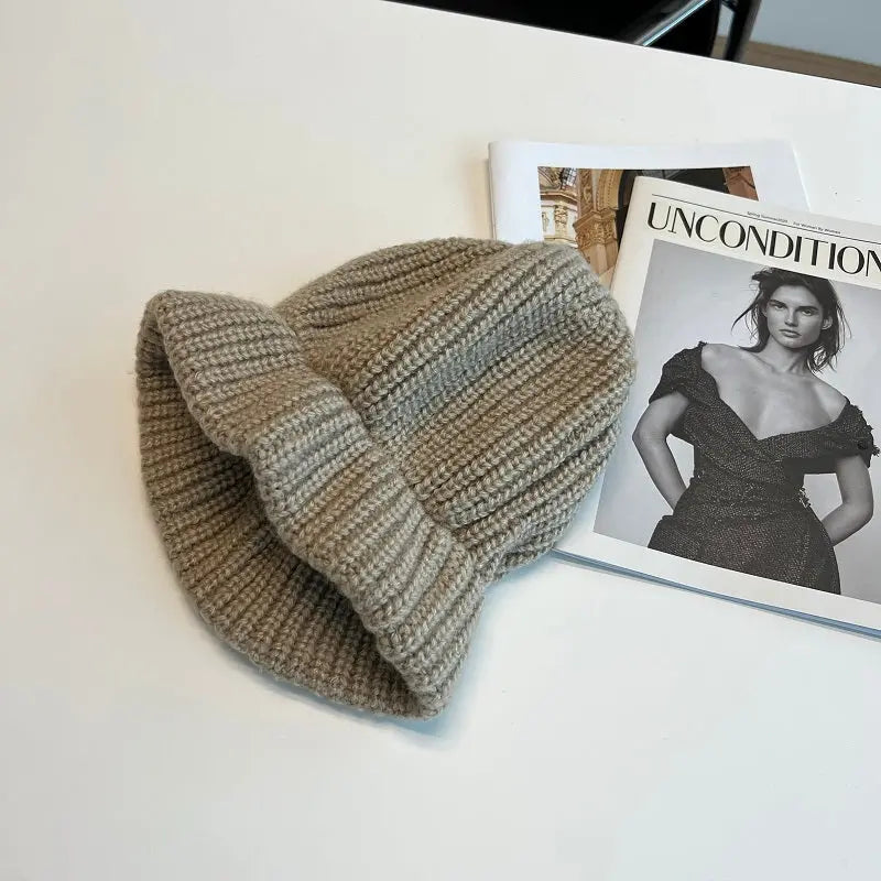 Simple Warm Knitted Hat ArtsKoreanMan