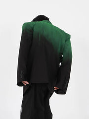 Black-green Gradient Jacket ArtsKoreanMan