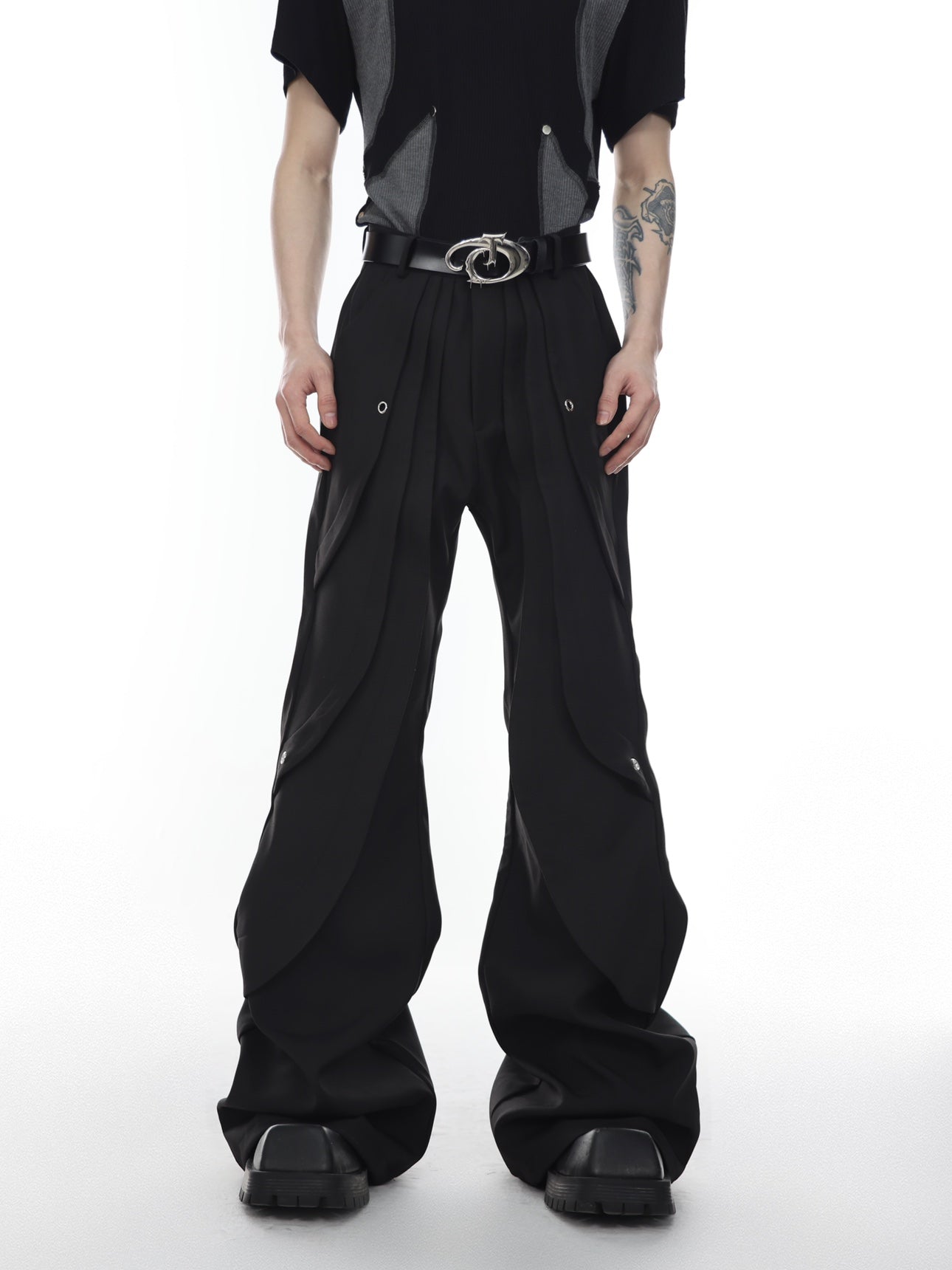 Elevate Your Style with Pleated High Waist Trousers – ArtsKoreanMan