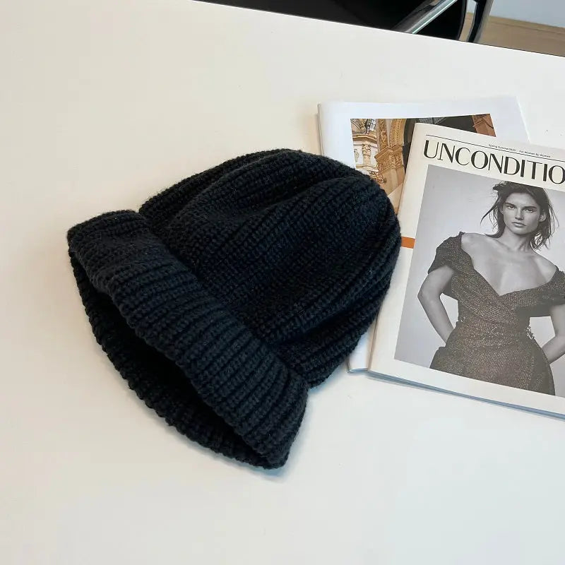 Simple Warm Knitted Hat ArtsKoreanMan