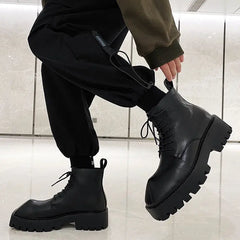 【New】Triangle Toe Leather Shoes ArtsKoreanMan