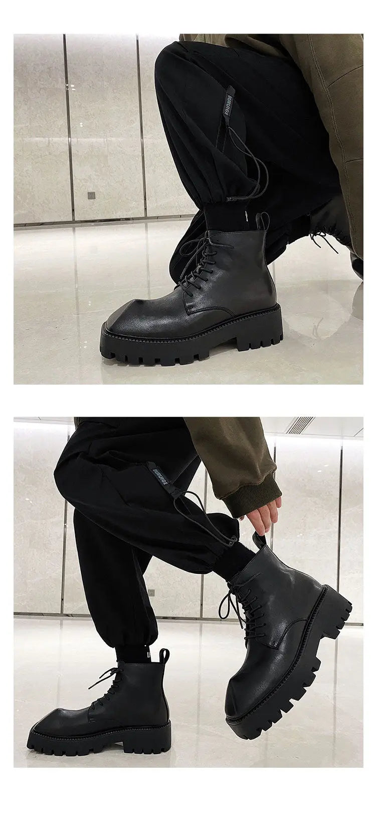 【New】Triangle Toe Leather Shoes ArtsKoreanMan