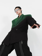 Black-green Gradient Jacket ArtsKoreanMan