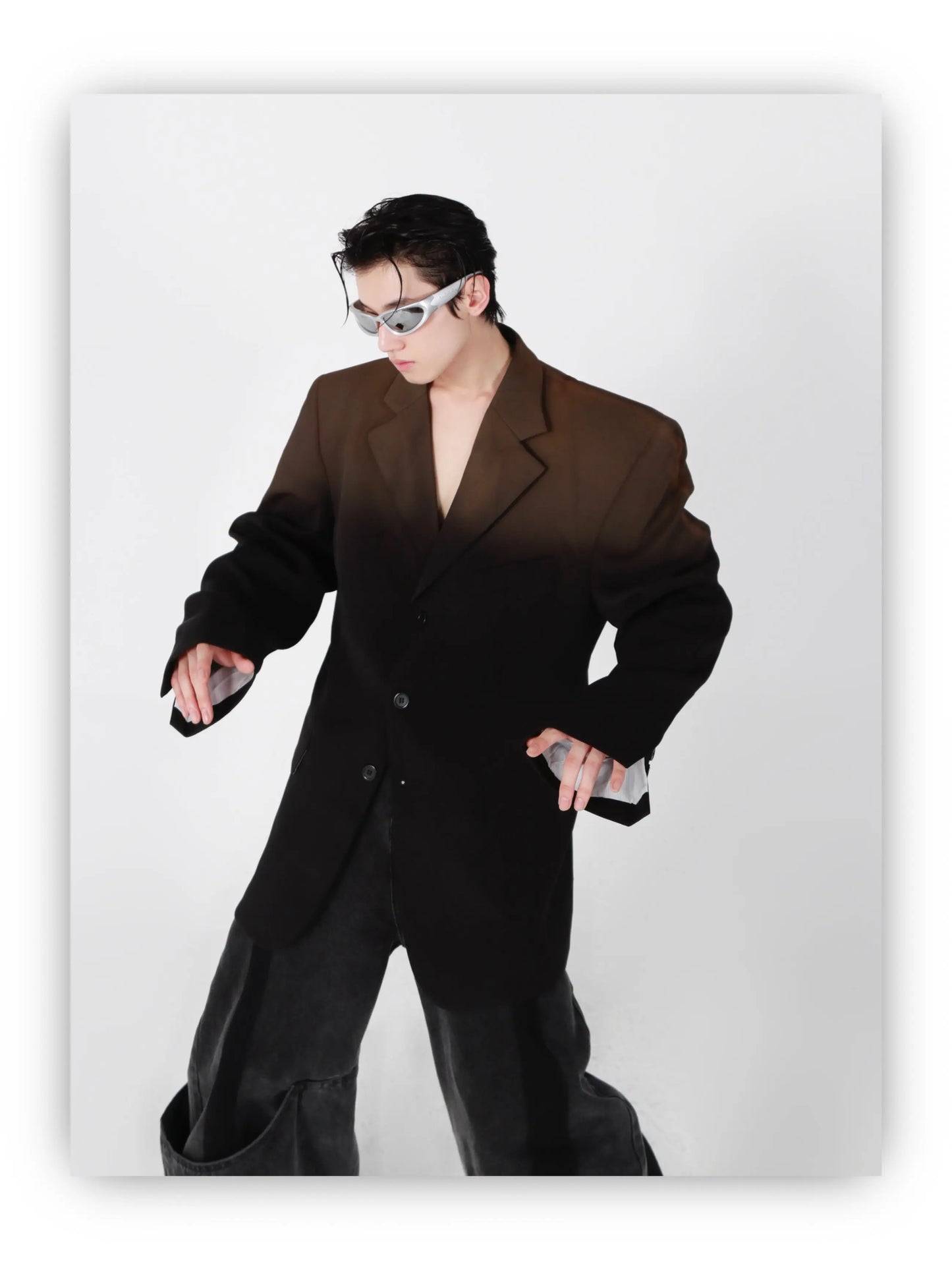 High Shoulder Color Changing Jacket ArtsKoreanMan