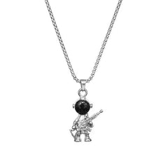 Astronaut Pendant Necklace ArtsKoreanMan